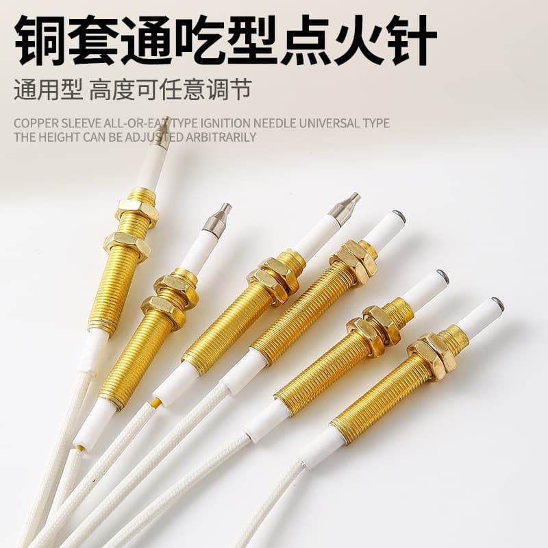 Gas stove natural gas ignition needle accessories universal gas cooktop embedded ignition electrode and sensor