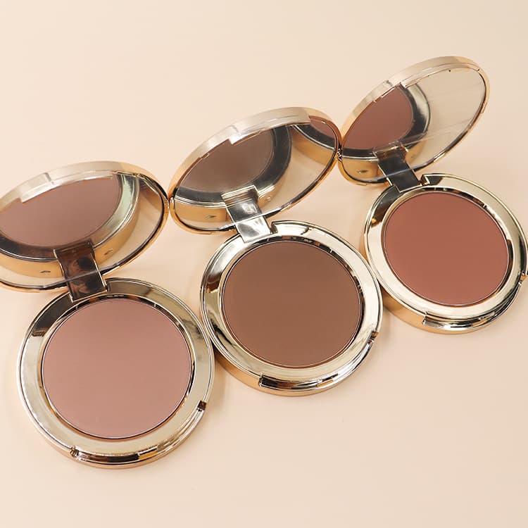 No-Logo Face Brightening Contour Powder, Natural Shaping Contour Palette with Concealer for Cross-Border E-Commerce