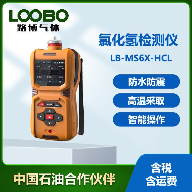 Lightweight Handheld Hydrogen Chloride Detector Pump-Suction Portable Hydrogen Chloride Concentration Tester