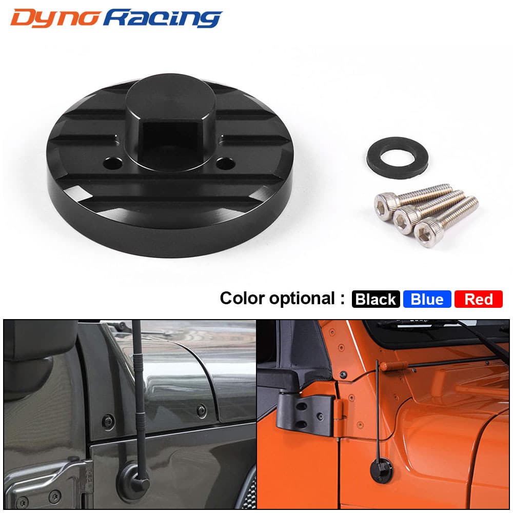 Car Modification Accessories Antenna Base Decorative Cover/Protective Case Suitable for Jeep Wrangler JK/JL 07-17