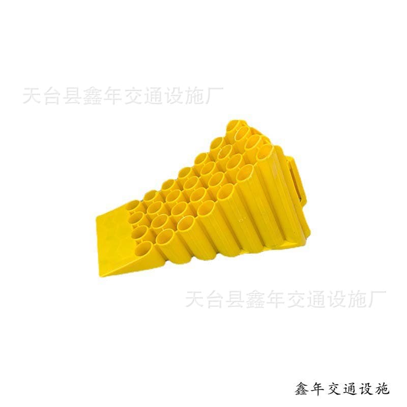 Cross-border Anti-slip Anti-collision Tire Wedge Rubber Wheel Chock Block for Slope Parking and Rollback Prevention
