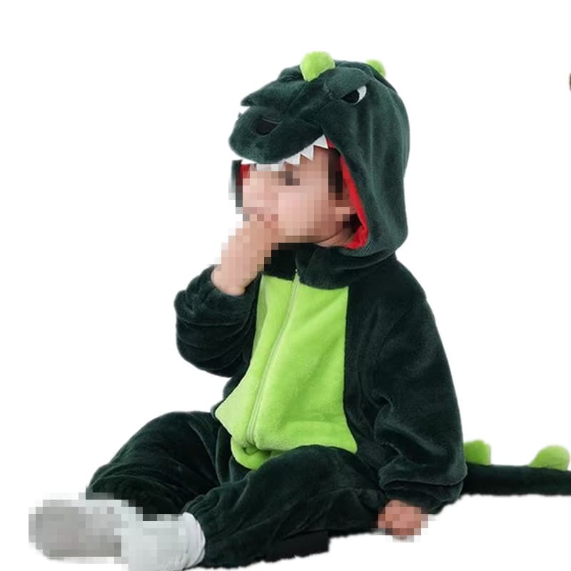 New Cross-Border Stock Baby & Toddler Cartoon Onesie Pajamas Romper Flannel Loungewear Sleepwear