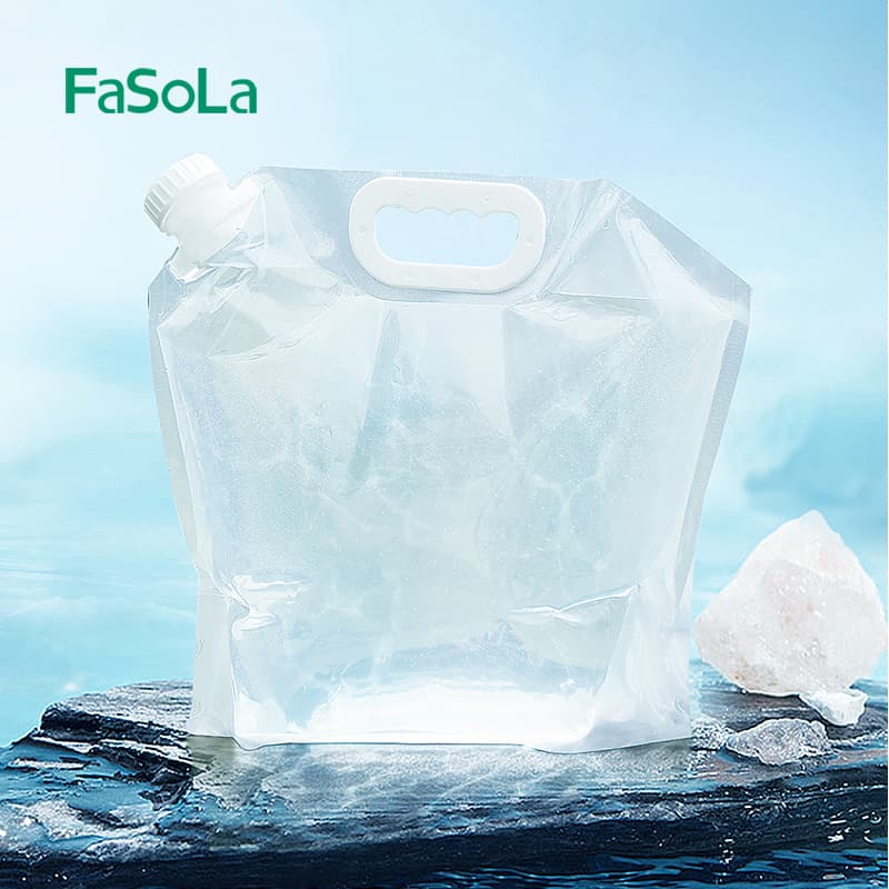 FaSoLa Outdoor Large Capacity Portable Foldable Water Storage Bag for Camping, Travel, and Sports Water Pouch