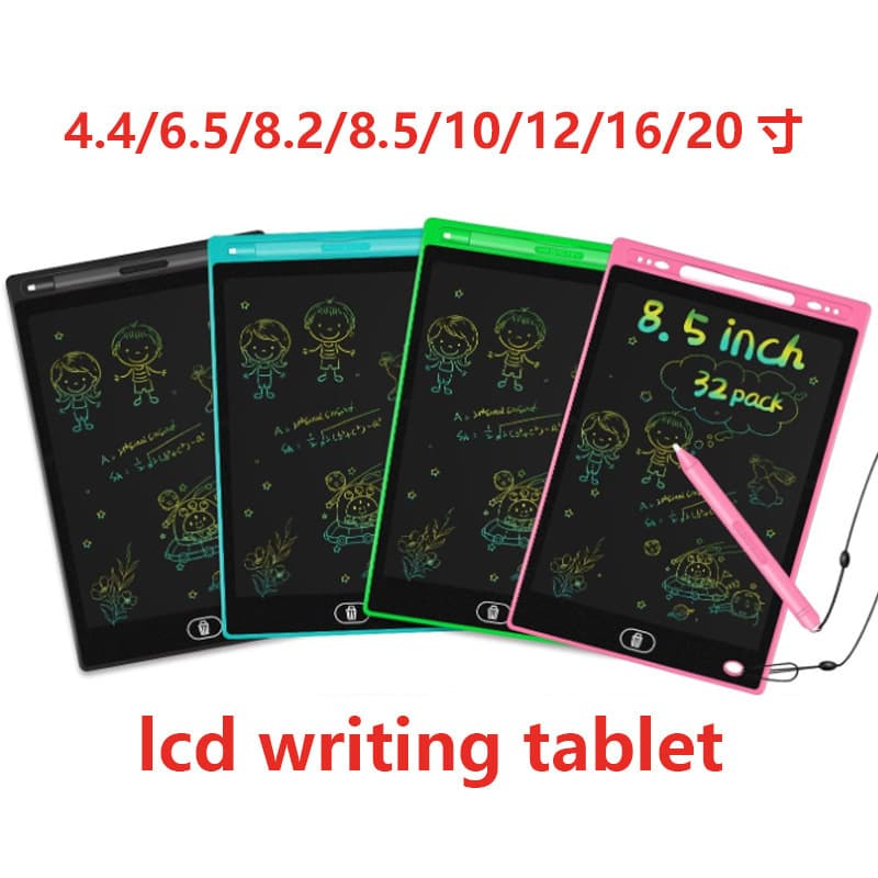 4.4/6.5/8.5/10/12 Inch LCD Drawing Board Handwriting Pad Children's Doodle Board Electronic