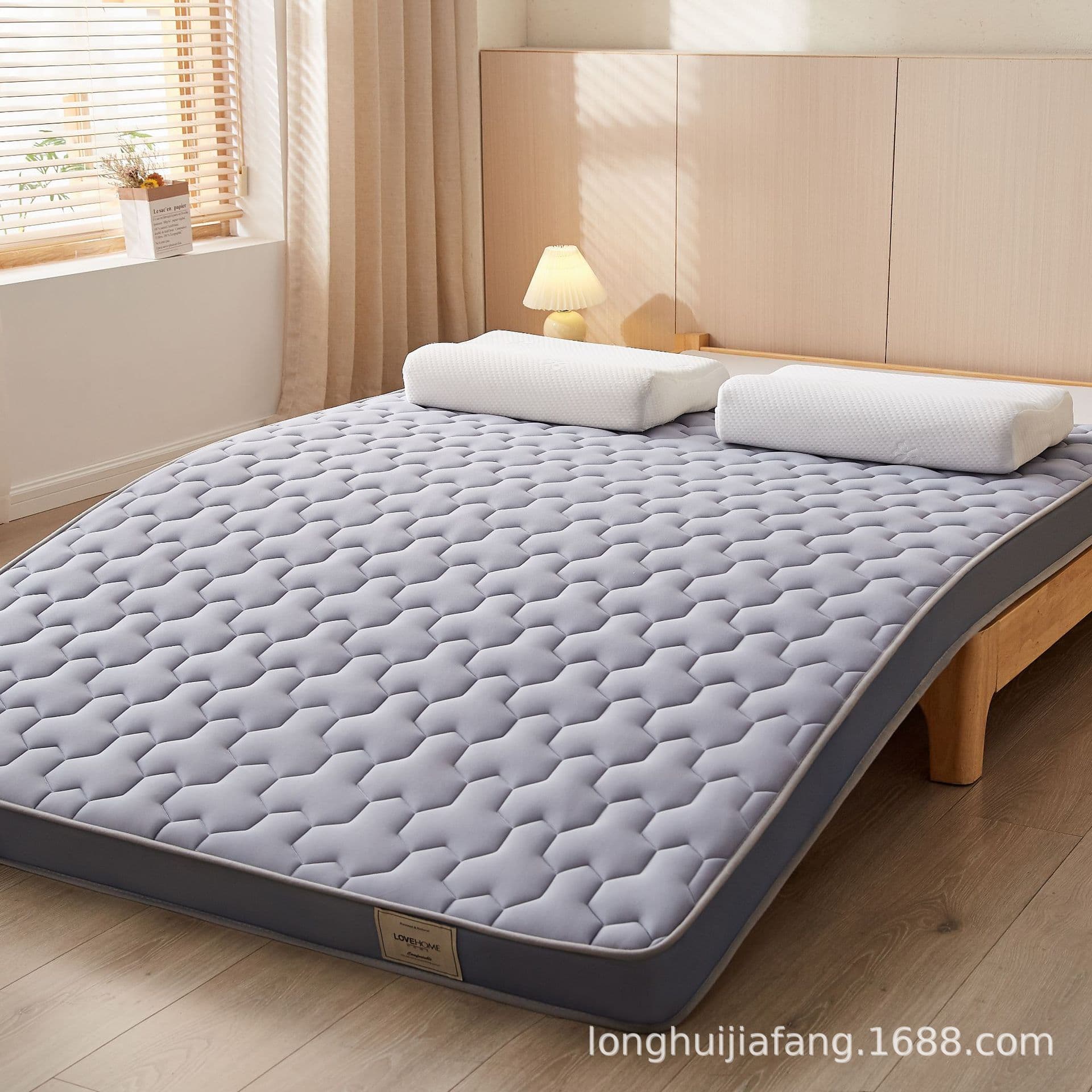 Sponge Mattress Sponge Pad for Student Dorm Single Bed Mattress, Rental-Specific Tatami, Breathable Comfortable Extra Thick