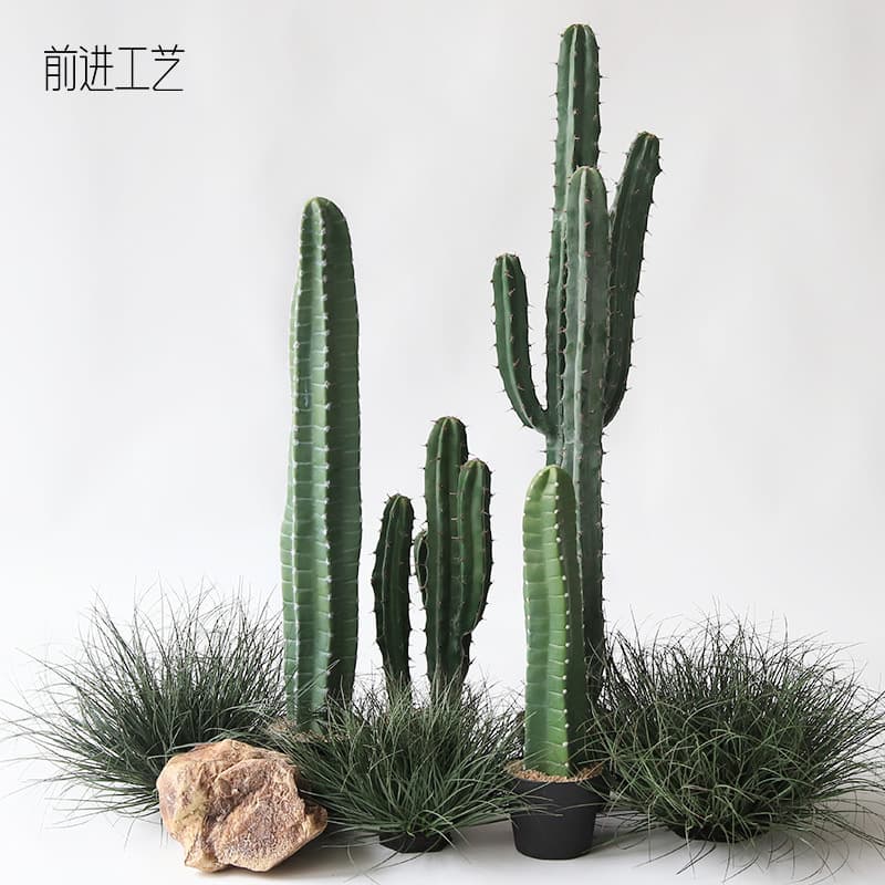 Manufacturer wholesale artificial cactus columns, artificial green plants, desert plants, Mexican fake cactus potted plants, cactus