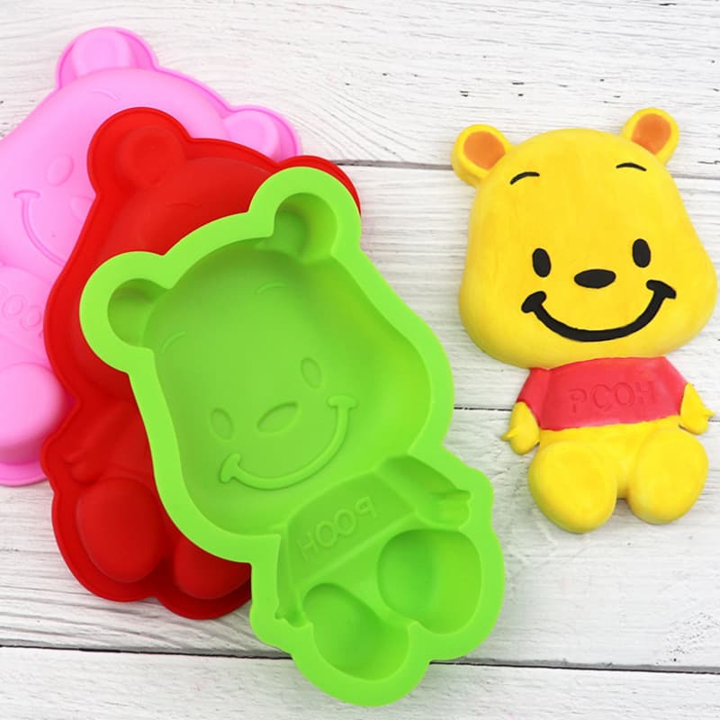 Xingka Bear Silicone Cake Mold Kitchen Baking Tool Cartoon Anime Series Silicone Mold Export Cartoon