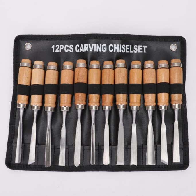 Woodworking 12-Piece Carving Knife Set, Root Carving Chisel, Wood Carving Tools, Woodworking Chisel