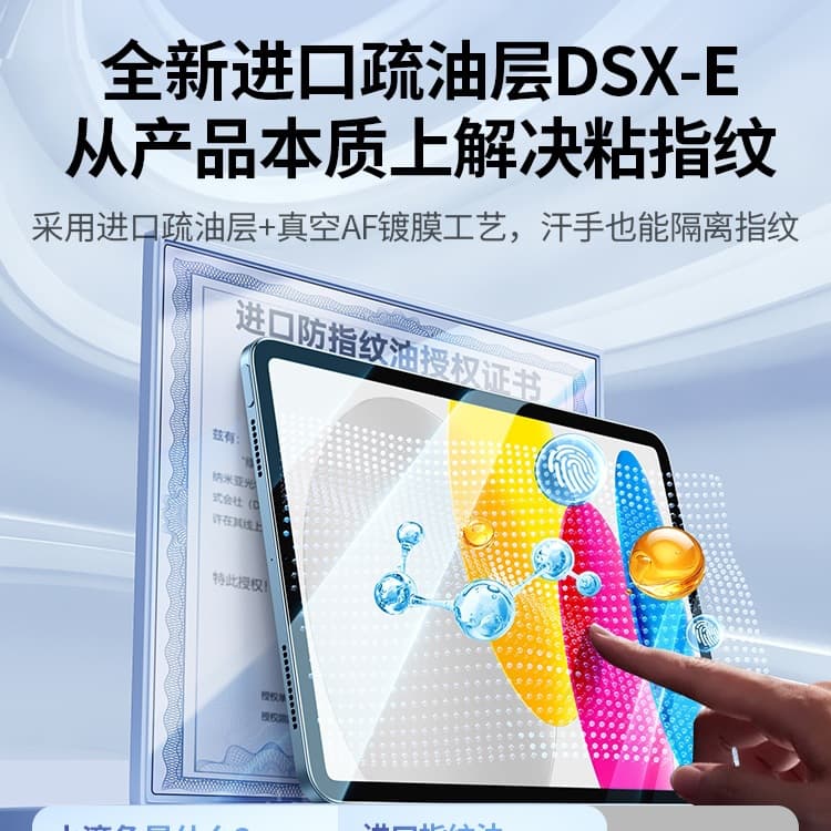 UGREEN 2025 model tempered glass screen protector for Apple iPad 11 Air 7 (6/5/24, 9th/10th generation, 9th generation, mini 7 tablet)