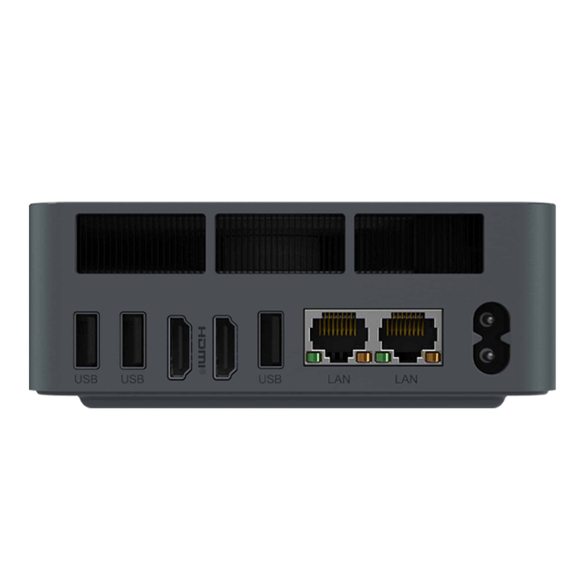 EQR5-D4 5500U Dual HDMI Dual Ethernet Port Mini Computer Host Built-in Power Supply Silent