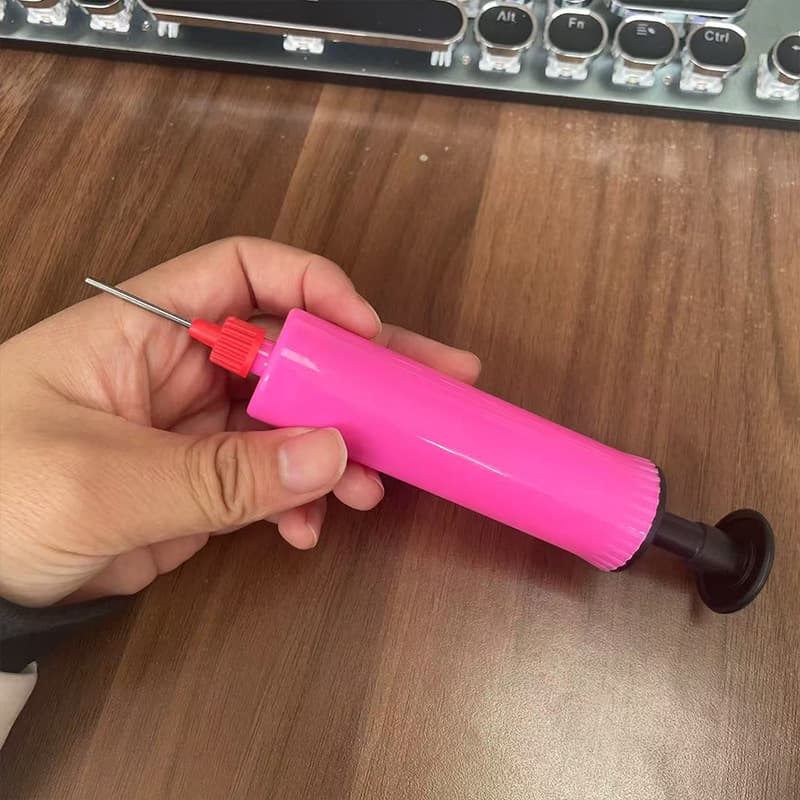 Small mini pump, new push-type plastic eco-friendly yoga fitness ball and durian balance ball inflator