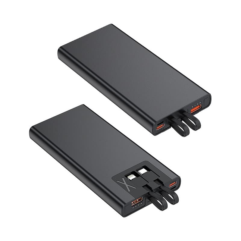 Metal PD22.5W fast charge comes with cable 10000 mAh 20000 mAh mobile power supply type c cable
