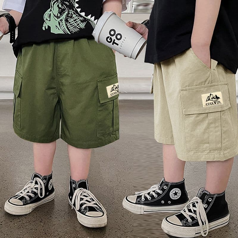 Zhongda Children's Clothing Boys Shorts Children's Summer Pants 2026 New Girls Women's Clothing Casual Overalls Five-Fifth Pants