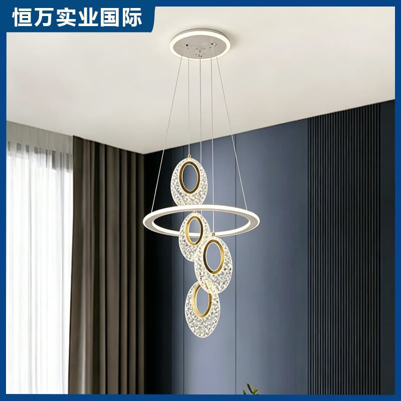 Popular light luxury crystal lamp, high-end restaurant chandelier, bar, hotel villa lamp, high-end LED decorative lamp