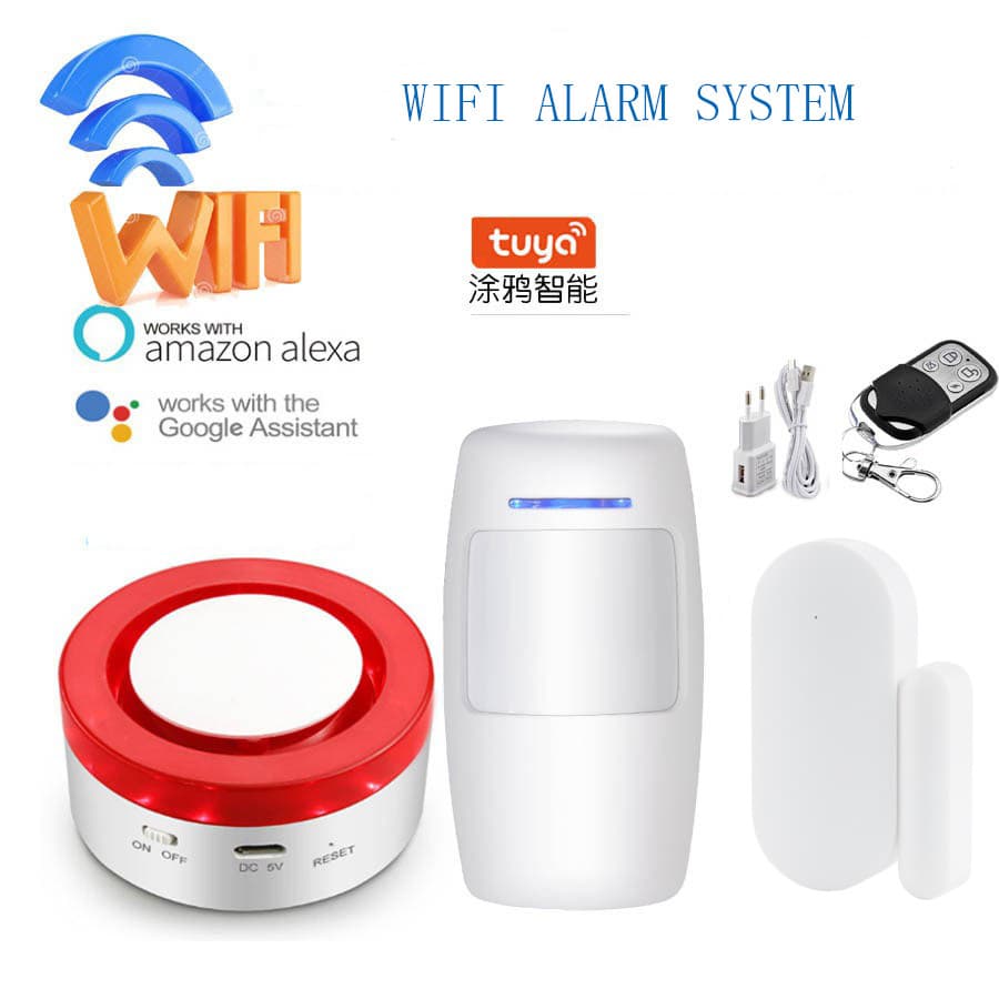 TUYA Smart WiFi Burglar Alarm - Sound and Light Alarm