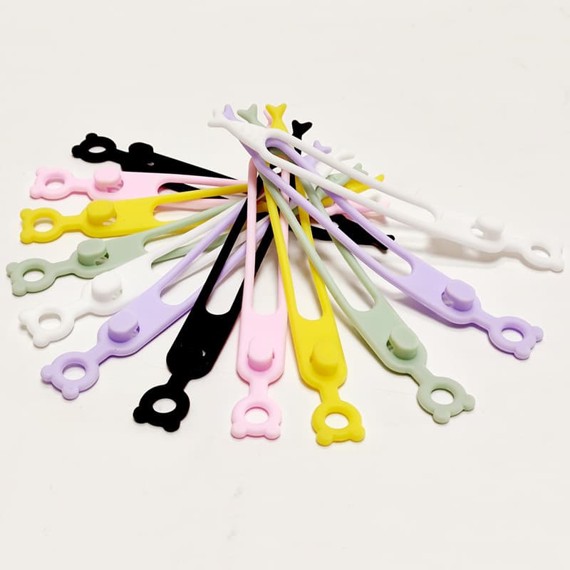 Data Cable Organizer Cable Winder Ties Wire Binding Straps Household Management Hanging Ropes Silicone Ties