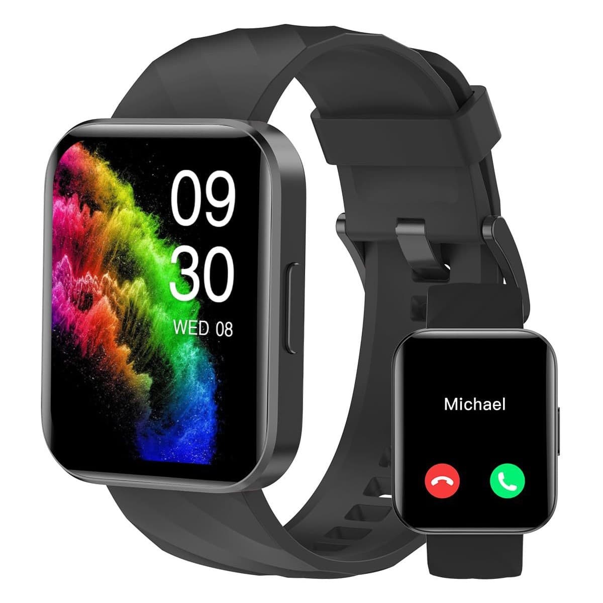 D1 Amazon Bestseller Smart Watch for Men and Women, Bluetooth Calling, Heart Rate, Blood Pressure, Blood Oxygen Monitoring, Running Watch