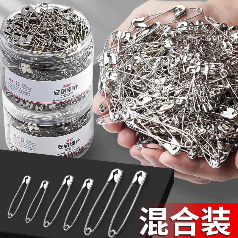 Old-fashioned safety pins for fastening clothing buckle pins small/large/extra large paper clips paper clip buckle pins wholesale