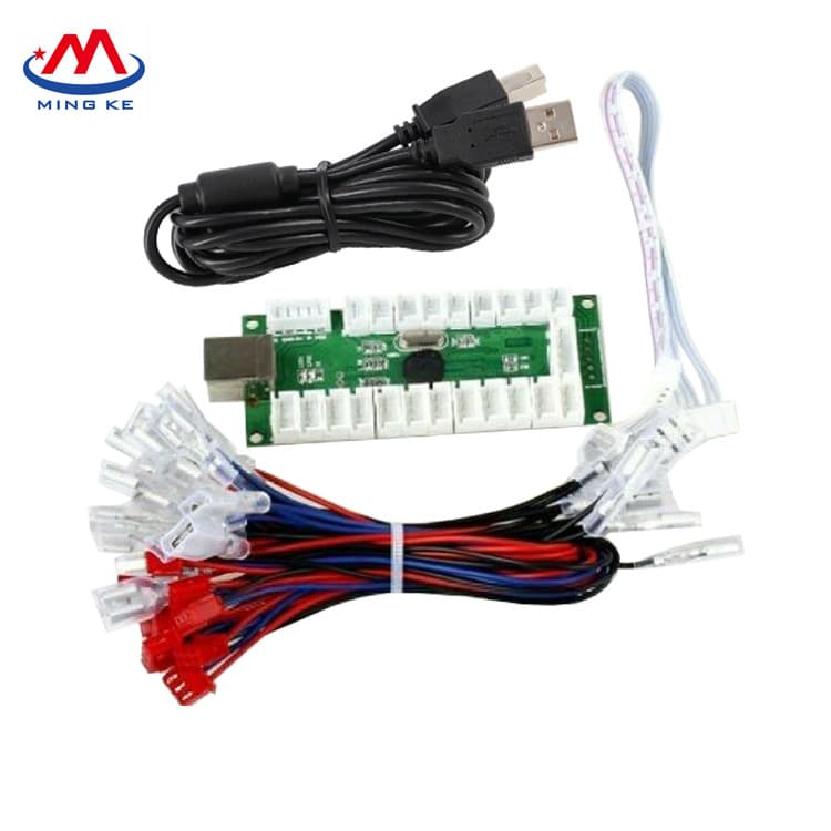 USB computer joystick circuit board DIY arcade joystick PC control board chip game console handle accessories game card