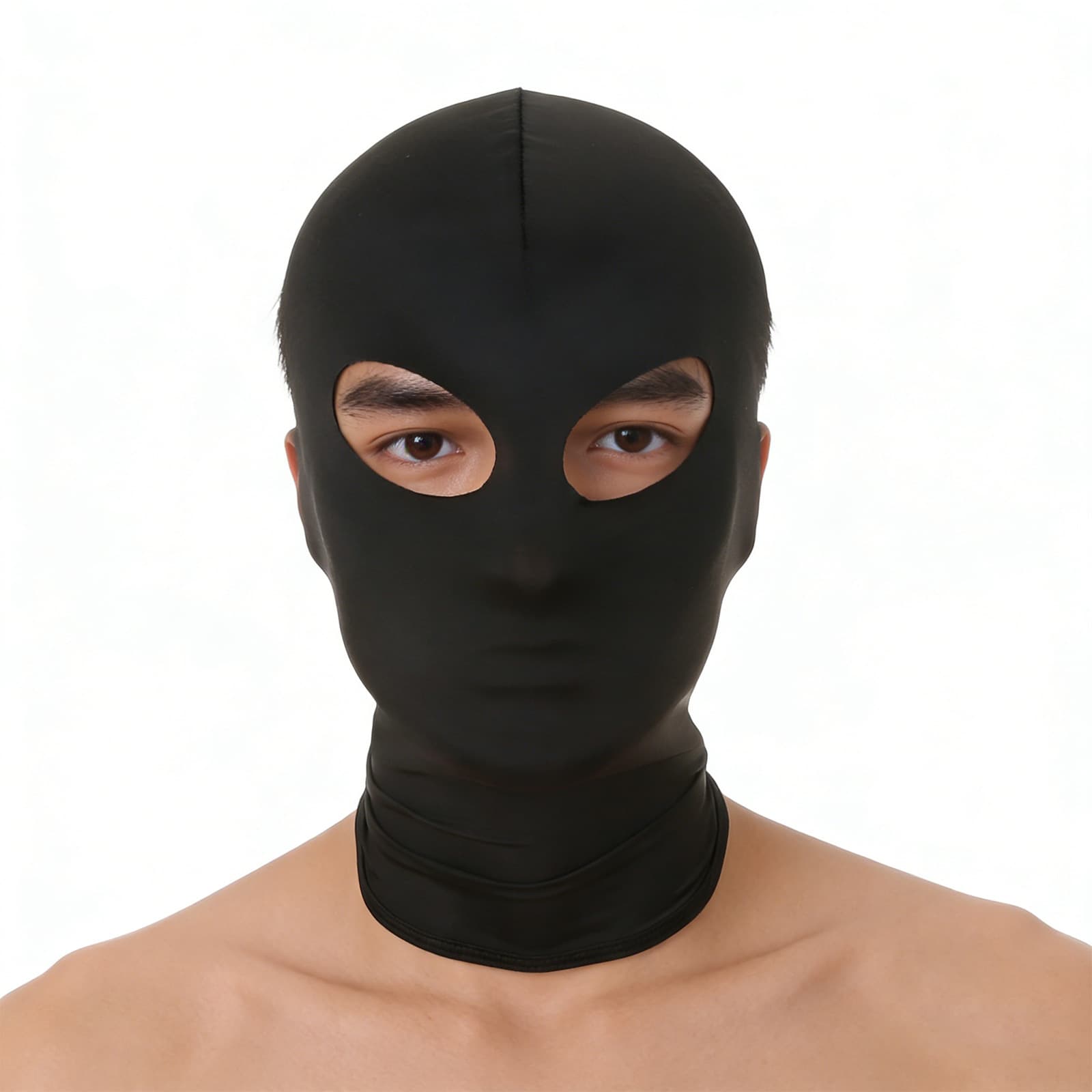 Adult sex toys with exposed eyes and mouth, hood, alternative toys, role-playing masks, couple love toys