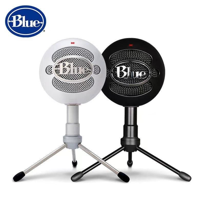 Logitech Blue Snowball USB Condenser Microphone Professional Gaming Broadcast Microphone Cardioid Directional Live Stream Mic