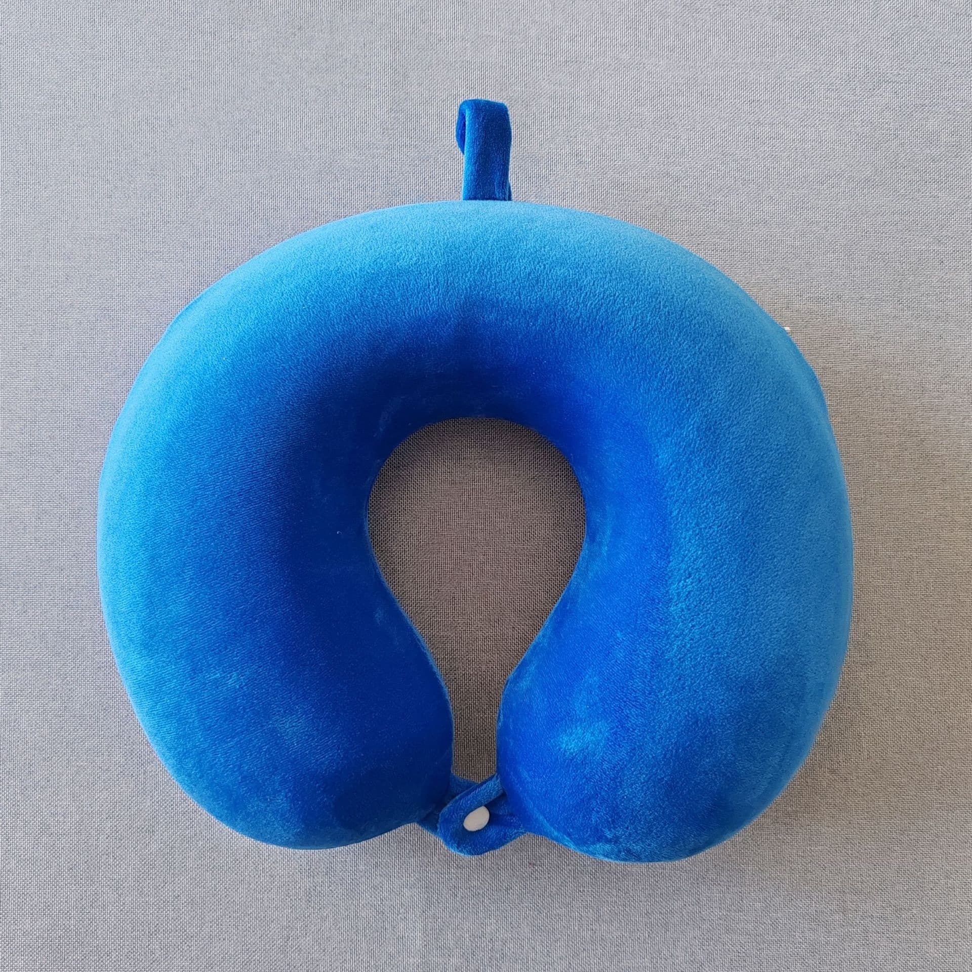 Memory foam U-shaped pillow, travel pillow, convenient storage, travel, airplane, train neck pillow, U-shaped monochrome U-shaped pillow