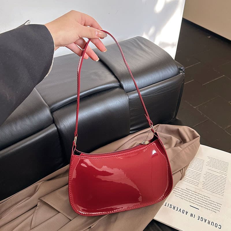 Simple Casual Underarm Women's Bag 2026 New Korean Style Fashionable Hand-Held Small Square Bag Versatile Commuter Shoulder Bag