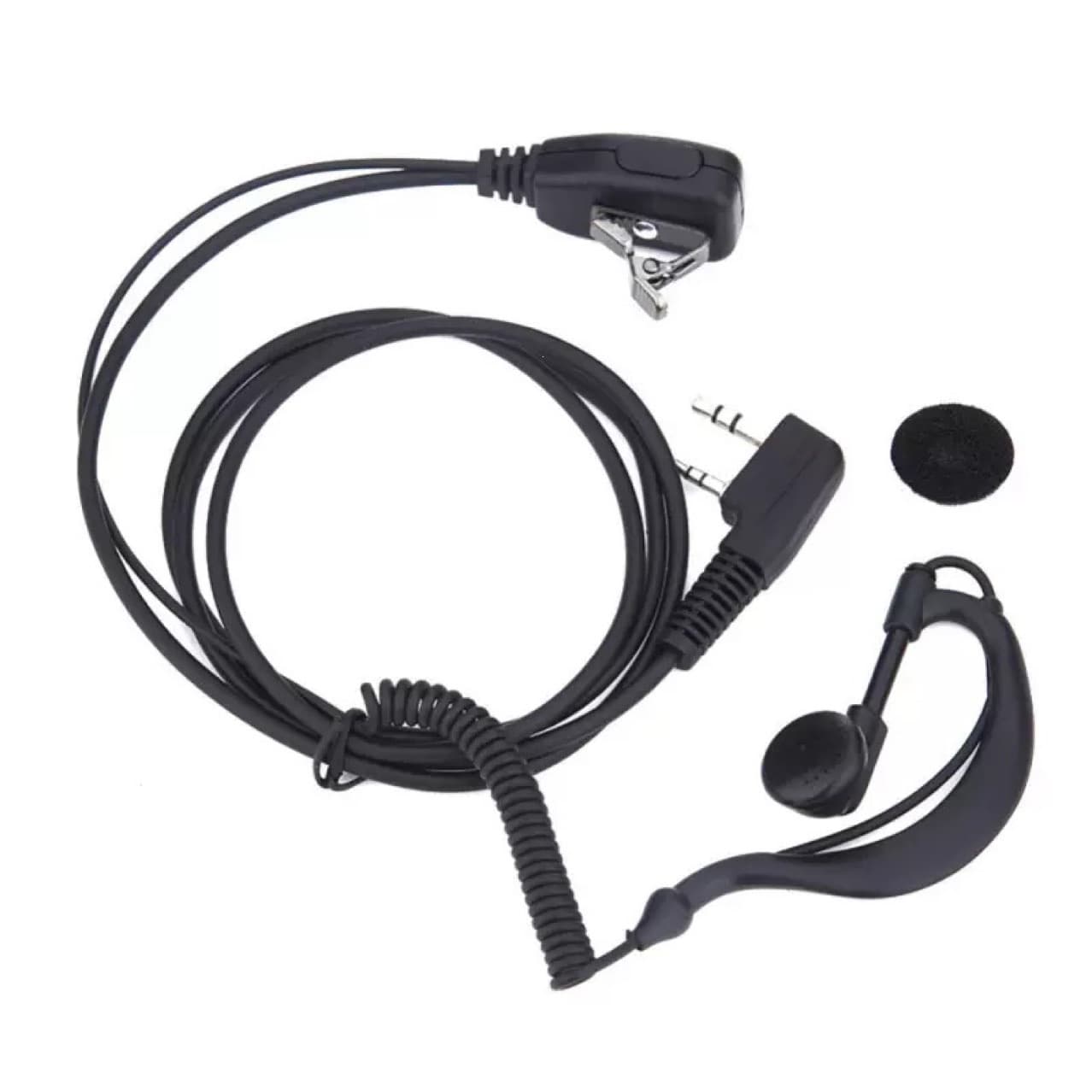 Walkie-talkie Guotong headset coil spring universal K headset curve high elasticity tensile clear sound quality wholesale