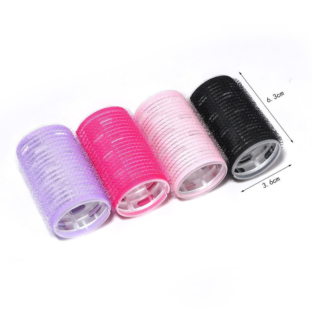 50×120 Hair Roller with Aluminum Sheet Bangs Curler Self-Adhesive Volumizing Hair Roller High Crown Lifter Hollow Roller
