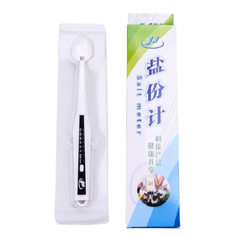 Electronic Salt Salinity Meter, Food Salt Measurement Pen, Handheld Kitchen Salinity Tester for Water Salt Content