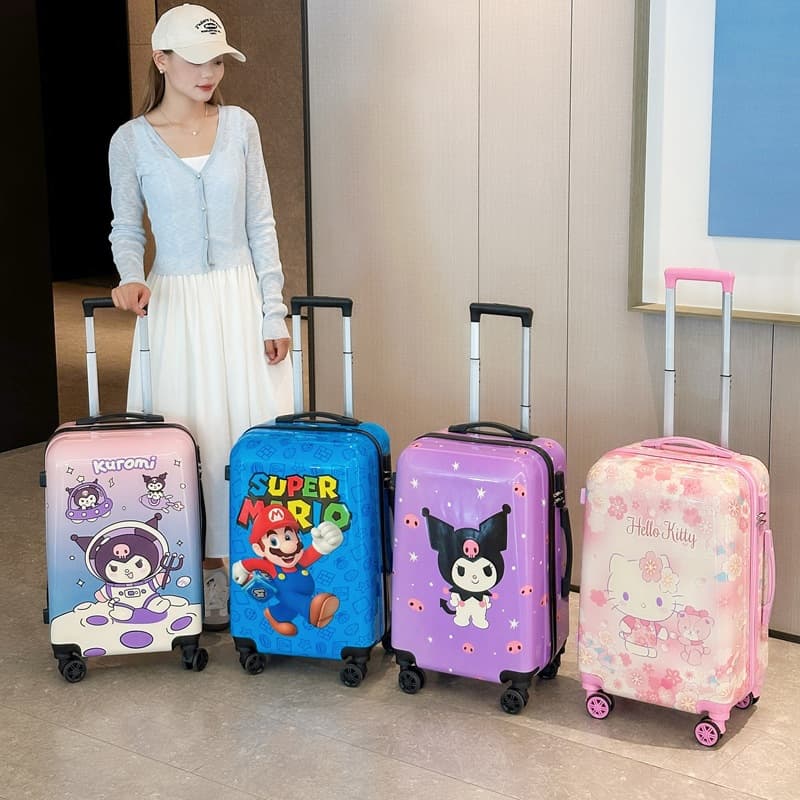 Cross-border Children's Trolley Case for Girls 18-inch Cartoon Luggage 20-inch Cute Kuromi Travel Suitcase 22-inch Password Suitcase