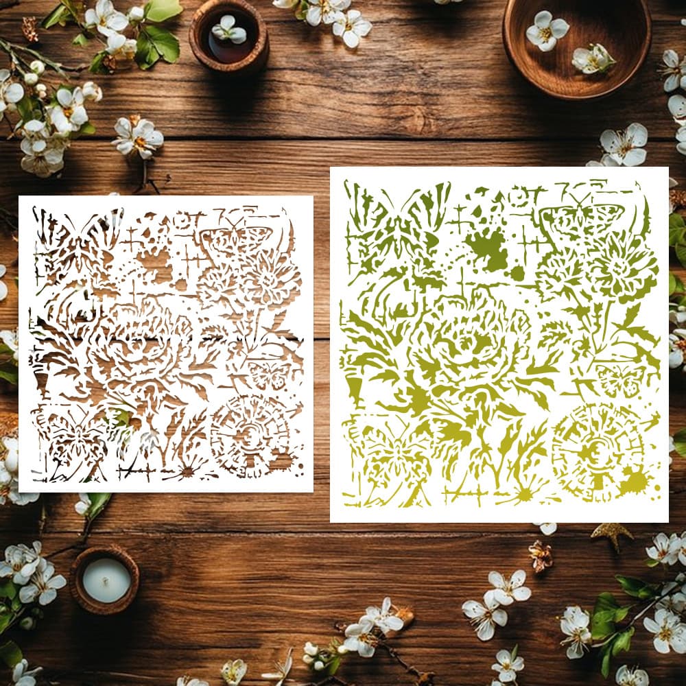 Painting Stencil Pet Template 20251030-27 Pattern Journal Decoration Spray Painting Paper Art DIY Drawing Rubbing Board