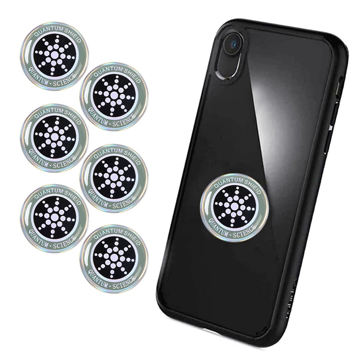 Mobile Phone Anti-Radiation Sticker Negative Ion Shield 6pcs 5G Version Protective Sticker Anti-Radiation Phone Sticker
