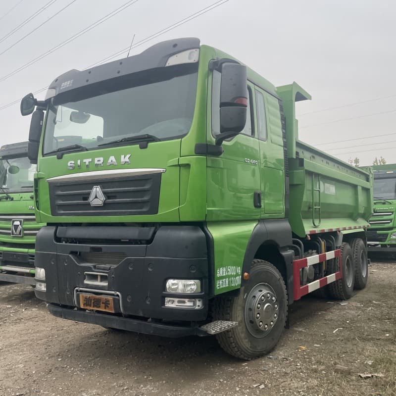Cross-Border Export of Second-Hand Tractors Shandeka G7440 Horsepower Dump Truck 6*4 Shandeka Dump Truck