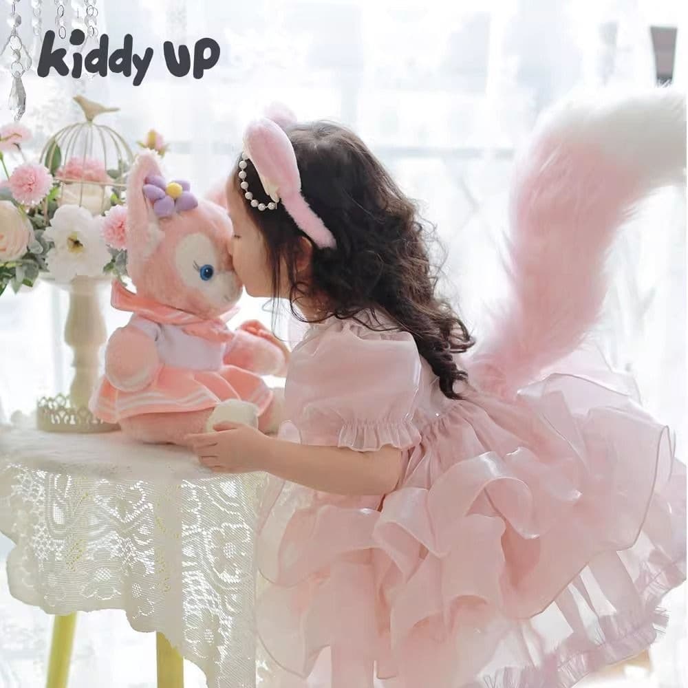 StellaLou Summer Dress New Fashionable Tulle Tutu Dress Little Girl Disney Princess Dress Super Fairy Cute