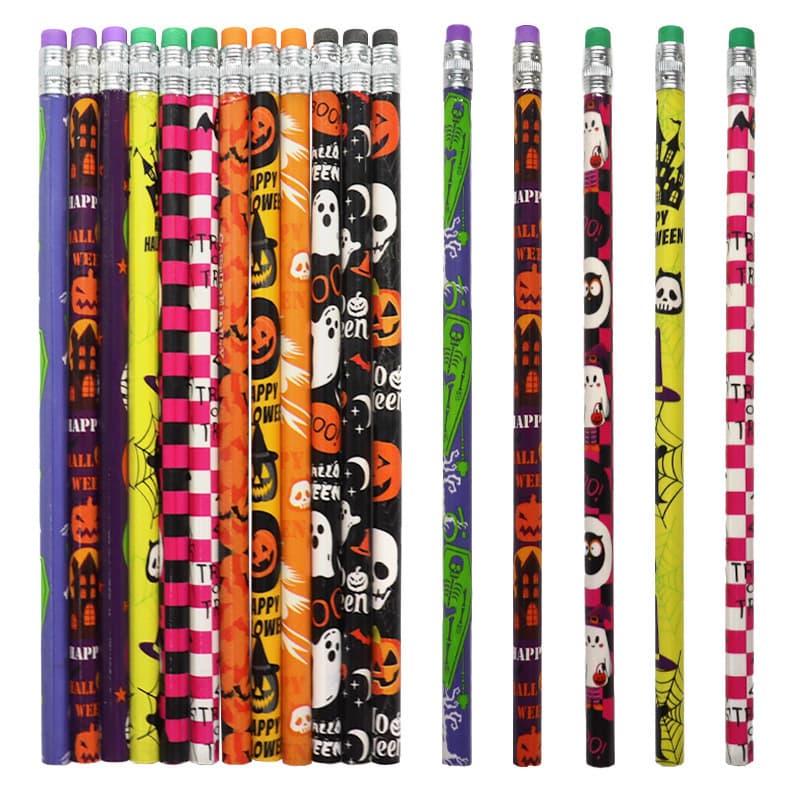 Easter, Christmas, Valentine's Day, Halloween Gift Pencils Holiday Pencils with Eraser Student Writing Pencils