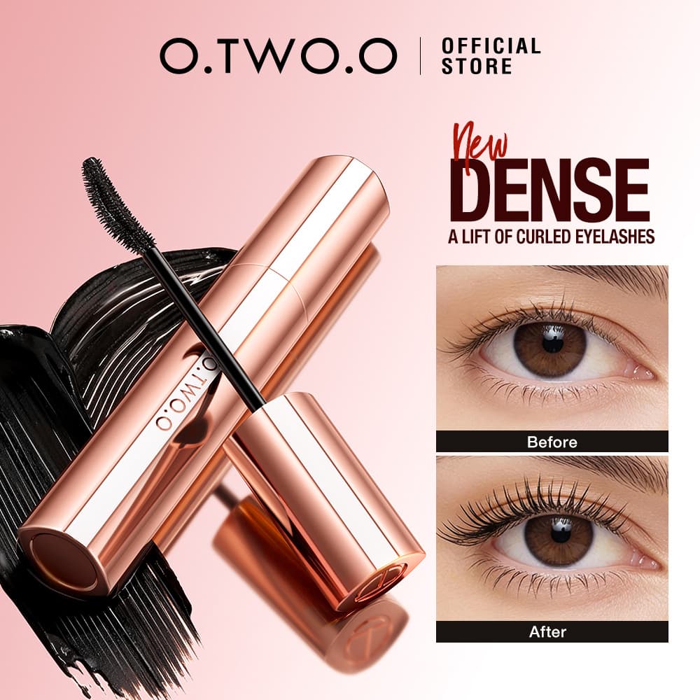 O.TWO.O Thick Black Sculpting Waterproof Mascara Thick, Slim, Curl-Free Mascara SC070