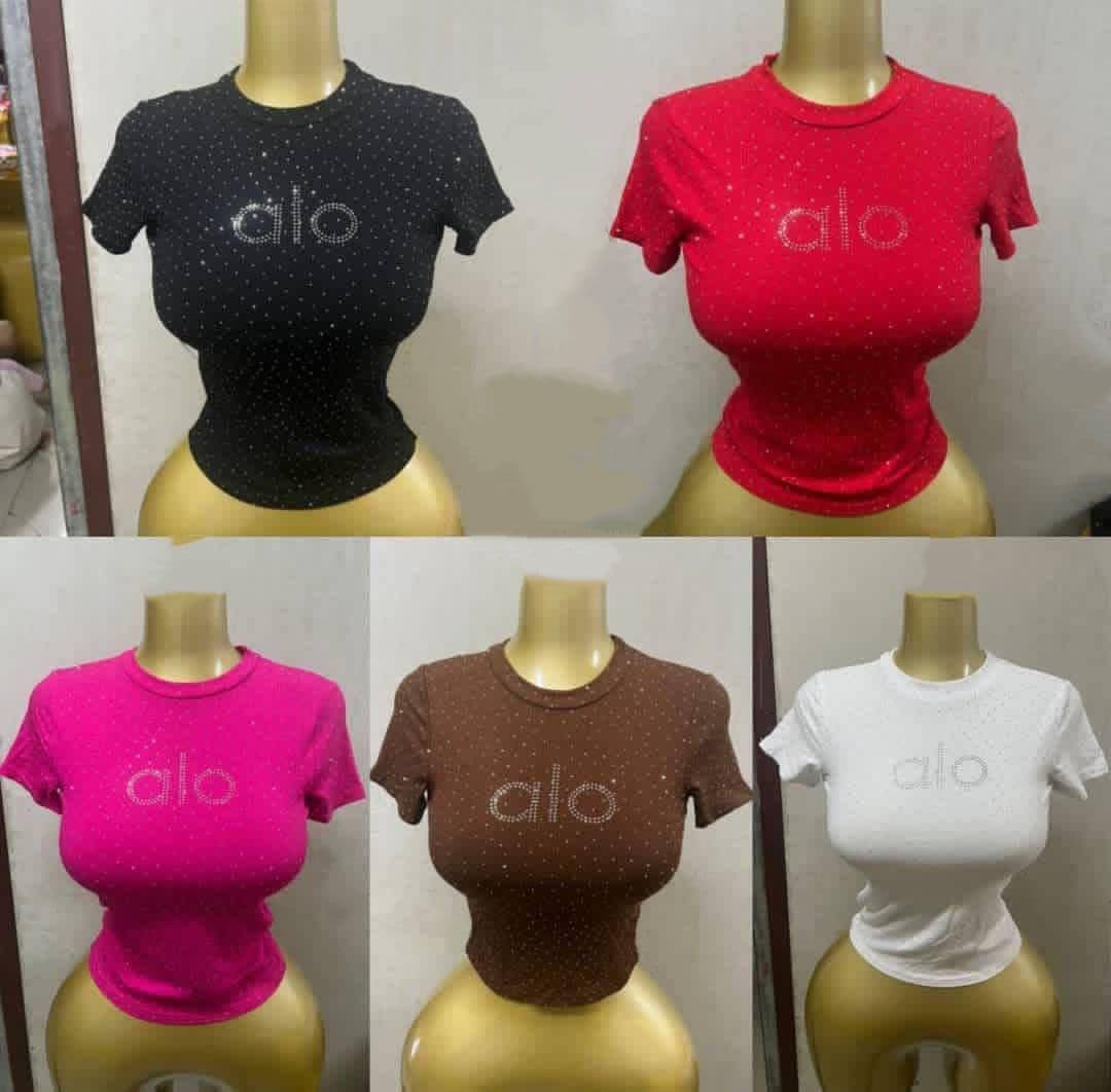 New Women's Short Sleeve T-Shirts Available Women's Round Neck Tops T-Shirts Wholesale In Stock