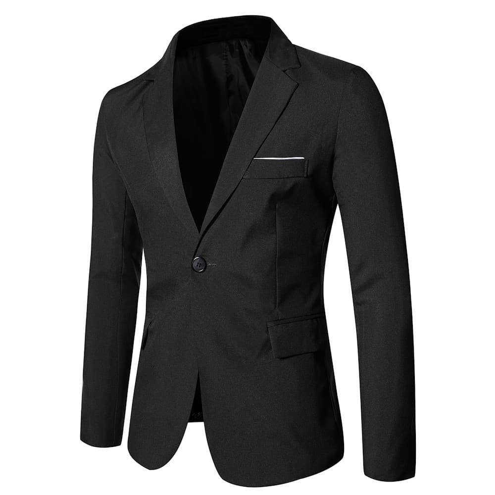 Cross-border foreign trade new thickened European size suit jacket men's slim and handsome formal wear Korean style college student business suit