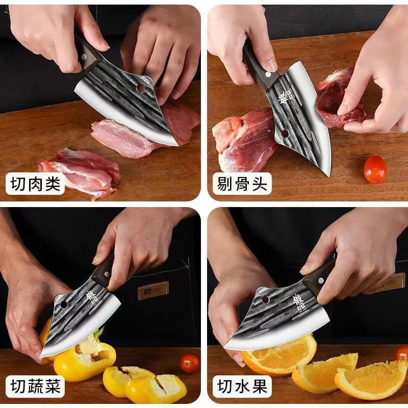 Boning Knife, Multi-Purpose Butcher Knife, Forged Small Kitchen Knife, Outdoor Mini Knife, Household Sharp Peeling Knife, Fruit Knife