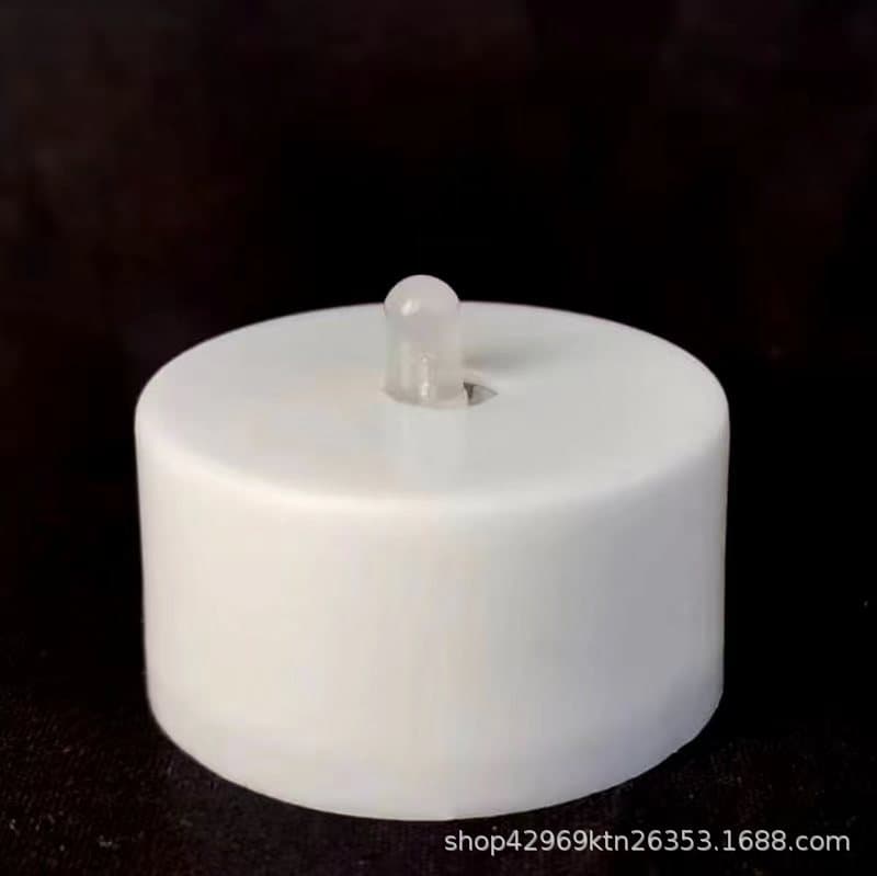 LED Electronic Candle Accessory, Night Light Fiber Optic Christmas Tree Lantern, Colorful Mechanism Base