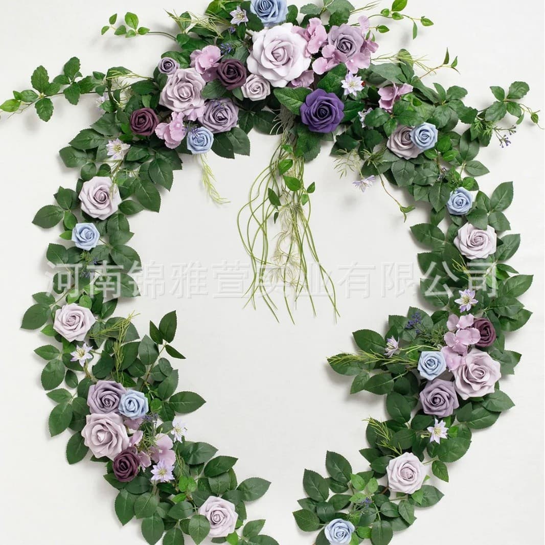 Yaxing Arch Simulation Flower Vine Chair Back Decoration Fake Flower Table Flower Wedding Outdoor Wholesale