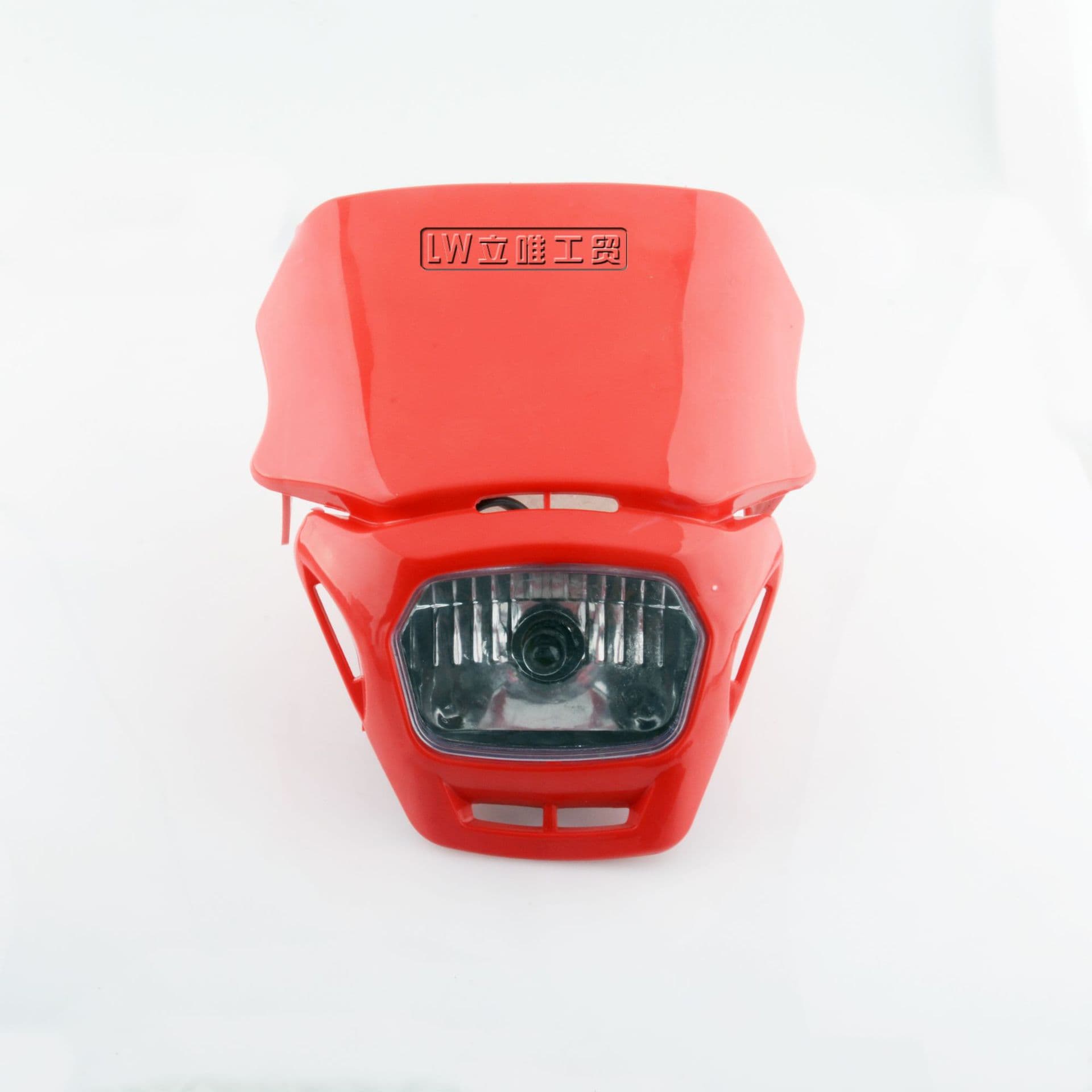 Dirt Bike Modified Parts Feiying Apollo Small High Race Four-Eye Ghost Face Headlight Front Headlight Cover Square Light