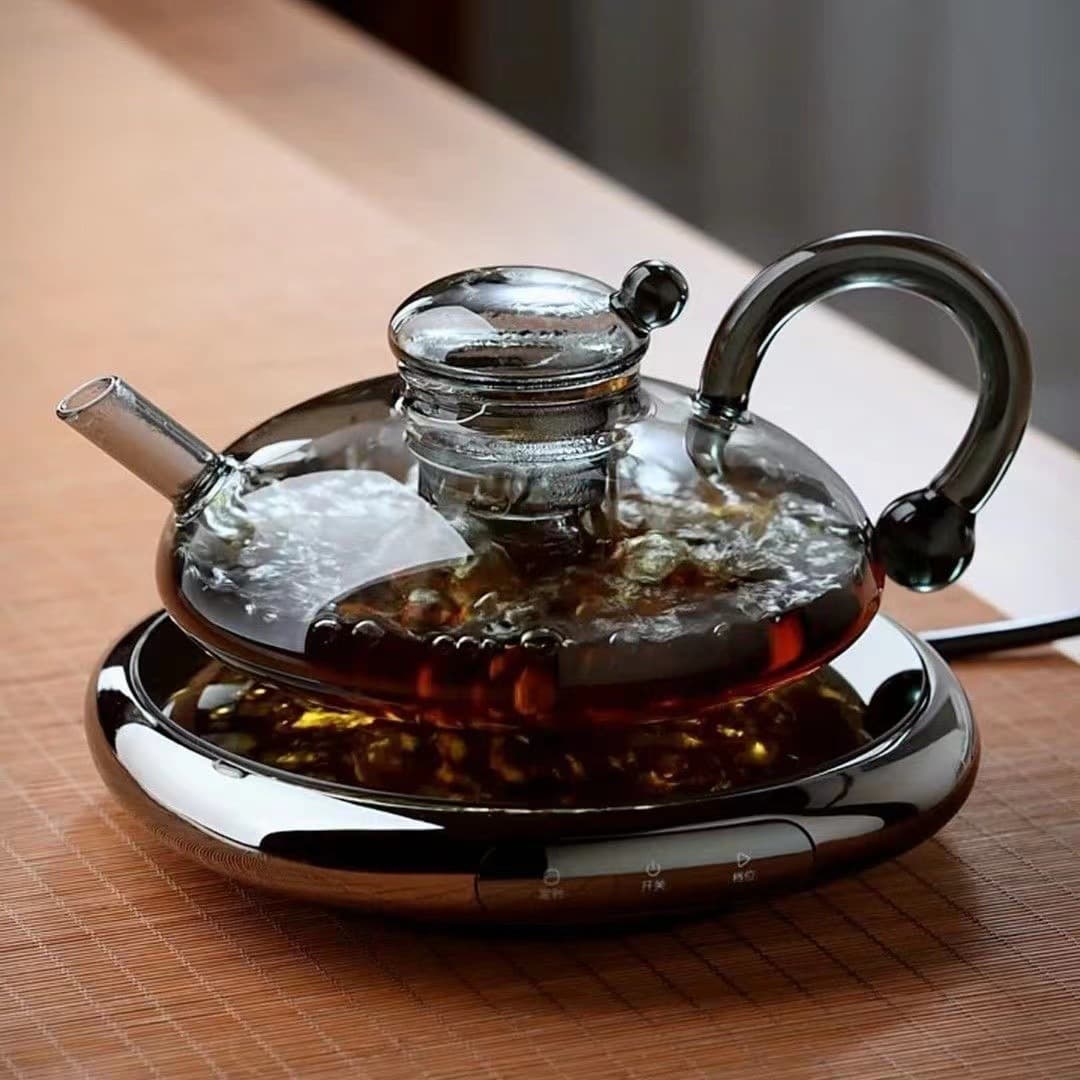 New High-Design Teapot with Filter, Household Nordic Style Teapot, High Borosilicate Glass Pot
