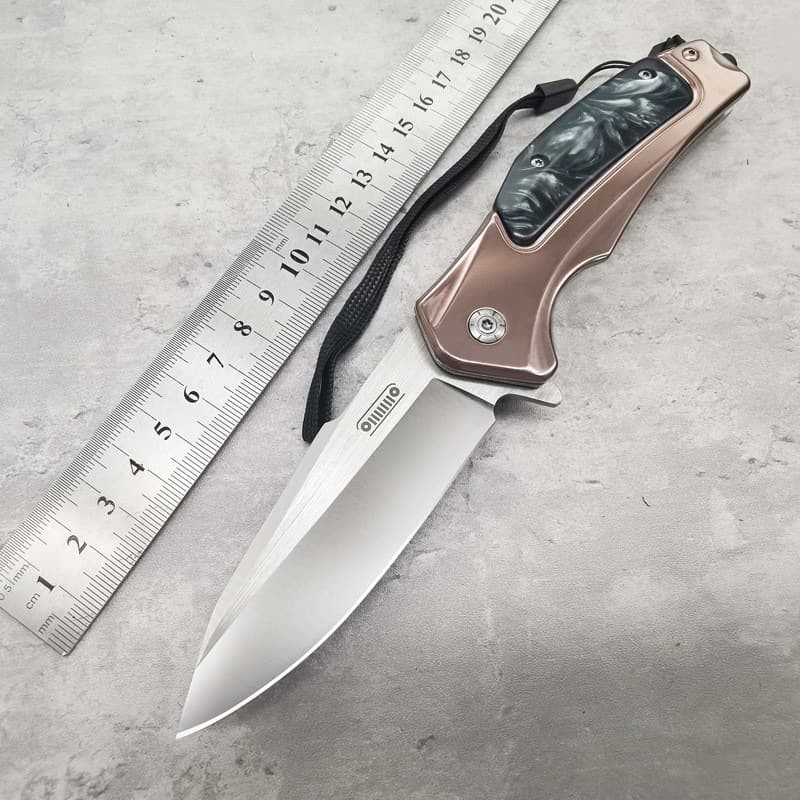 Outdoor Pocket Knife Self-Defense Folding Knife Mini Military Knife Household Fruit Knife Tool Live Stream Drop Shipping Knife