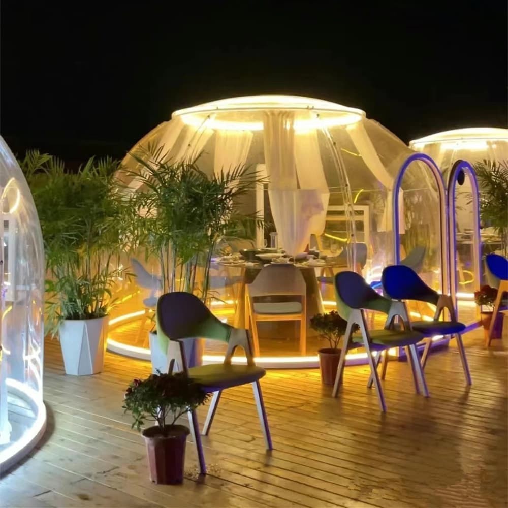 Inflatable Bubble Tent Starry Sky Tent Outdoor Mobile House Dining Internet-Famous Transparent Arch Dome Camping Portable Tent