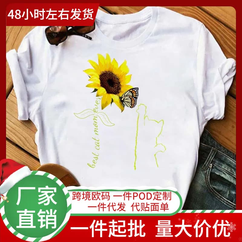 Harajuku Summer Kawaii Women T-shirt Tops Funny