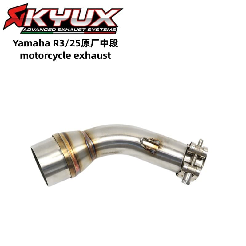 For Yamaha R3 YZF R25 Modified Original Mid-Pipe Manifold Sportbike Connecting Motorcycle Exhaust Pipe
