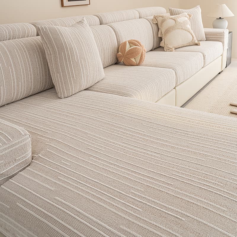 High-End Sofa Cover 2025 New Four-Season Universal Three-Seater and One Chaise Sofa Cover All-Inclusive Universal Cover