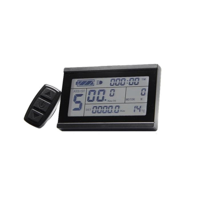 Mountain Bike Electric Conversion Kit / Quantum LCD3 Large LCD Display / Waterproof Connector